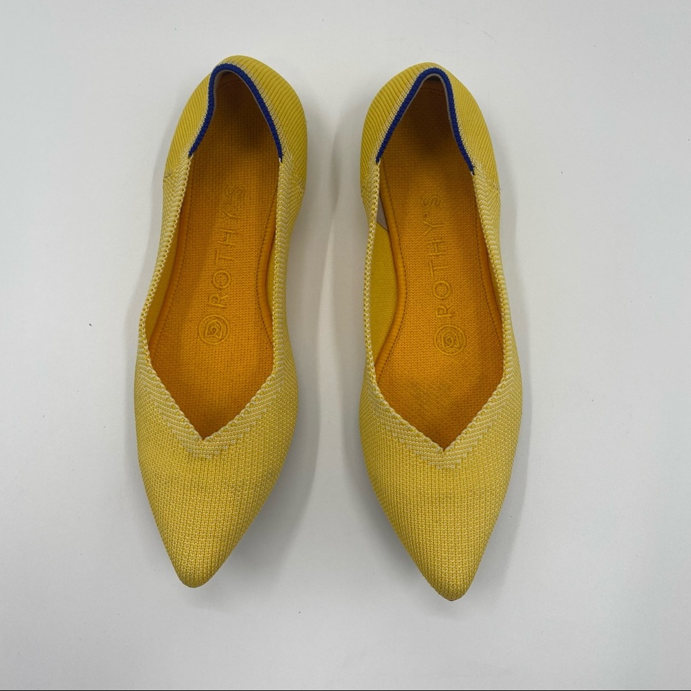 Rothy's Sunshine Point Flat Shoes (Retired Color)